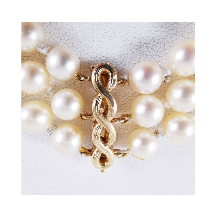 Bracelet Perles de Culture Trois rangs (Bijou Occasion)