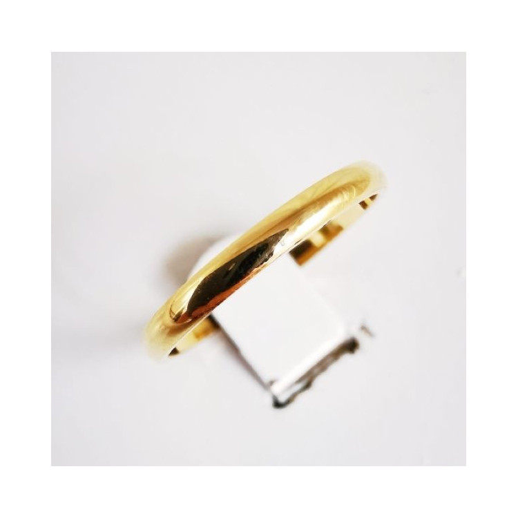 Alliance Rivoli 2mm Or Jaune 750 - 18 carats (demi jonc)