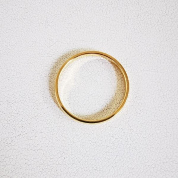 Alliance Rivoli 2mm Or Jaune 750 - 18 carats (demi jonc)