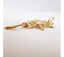 Croix Huguenote Or Jaune 750 - 18 carats
