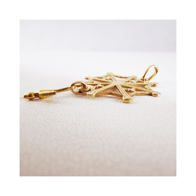 Croix Huguenote Or Jaune 750 - 18 carats