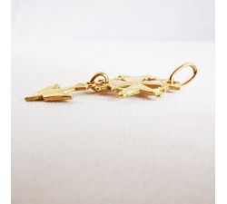 Croix huguenote Or Jaune 750 - 18 carats