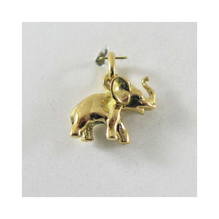 Pendentif Eléphant Or Jaune 750 - 18 carats
