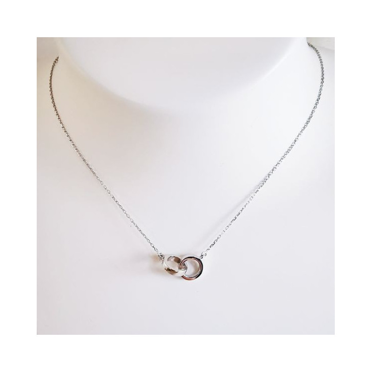 Collier "You and Me" Or Blanc 750 - 18 carats