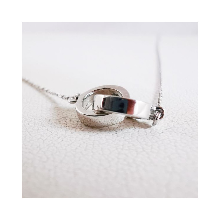 Collier "You and Me" Or Blanc 750 - 18 carats