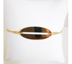 Bracelet tendance Or Jaune 750 (18 carats)