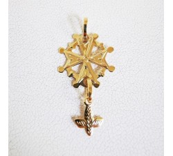 Croix Huguenote Or Jaune 750 (18 carats)