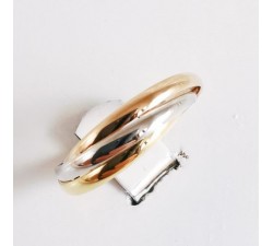 Alliance 3 anneaux 3 Ors Or 750 - 18 carats