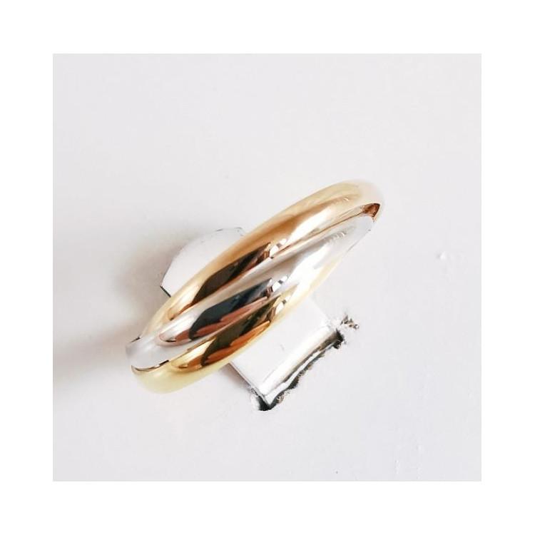 Alliance 3 anneaux 3 Ors Or 750 - 18 carats