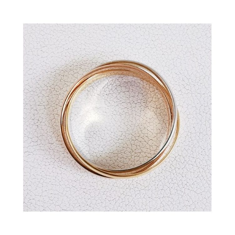 Alliance 3 anneaux 3 Ors Or 750 - 18 carats