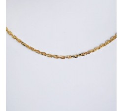 Chaîne 40 cm Or Jaune 750 - 18 carats Maille Forçat
