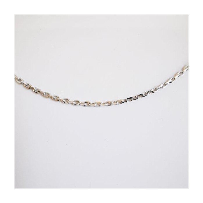 Chaine 45 cm Maille Forçat Argent