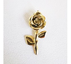 Pendentif Rose Or Jaune 750 - 18 carats