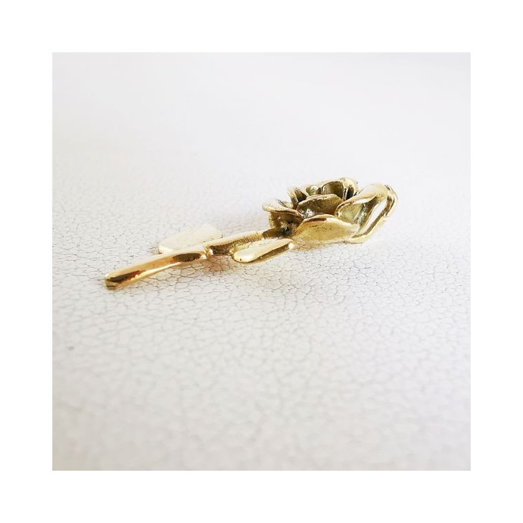 Pendentif Rose Or Jaune 750 - 18 carats