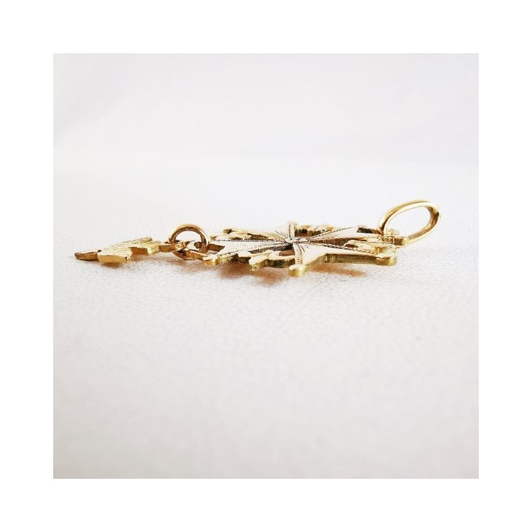 Croix Huguenote Or Jaune 750 - 18 carats