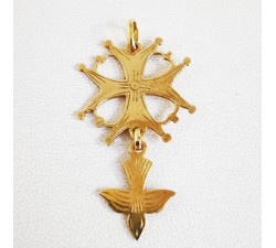 Croix Huguenote Or Jaune 750 - 18 carats