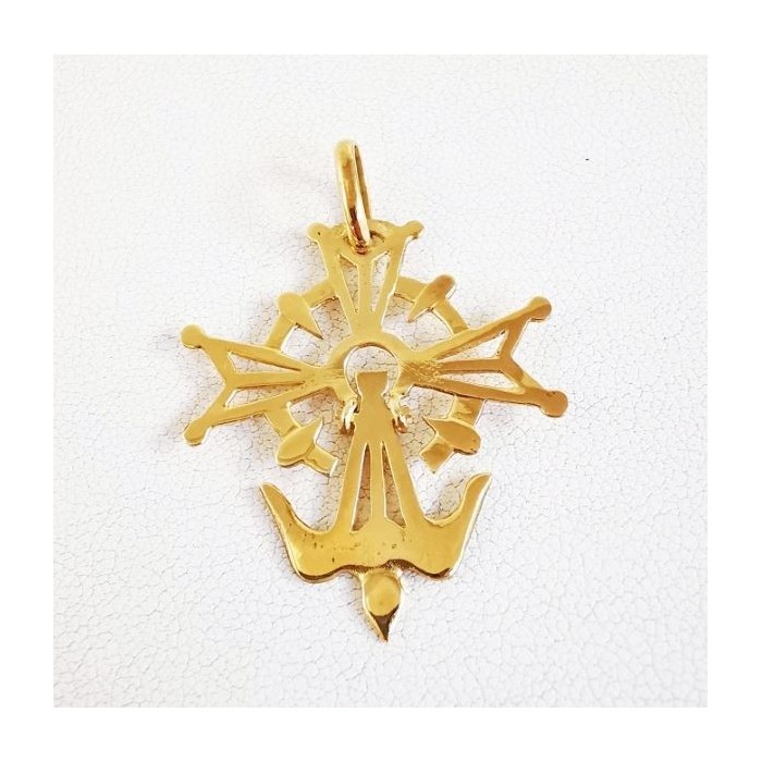 Croix Huguenote Or Jaune 750 - 18 carats