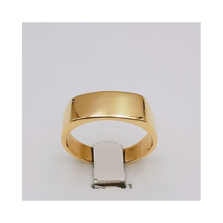 Bague Chevalière Homme En Or 18 Carats - Bijou Occasion, Or Massif