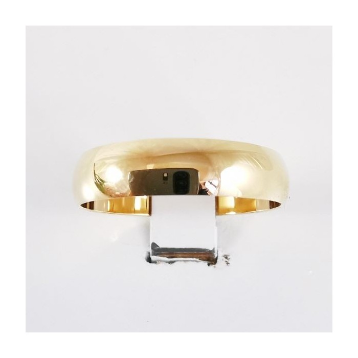 Alliance Rivoli 5mm Or Jaune 750 - 18 carats (demi jonc)