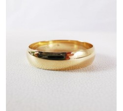 Alliance Demi Jonc Or Jaune 18 carats