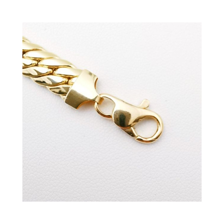 Bracelet Maille Anglaise Or Jaune 750 - 18 carats