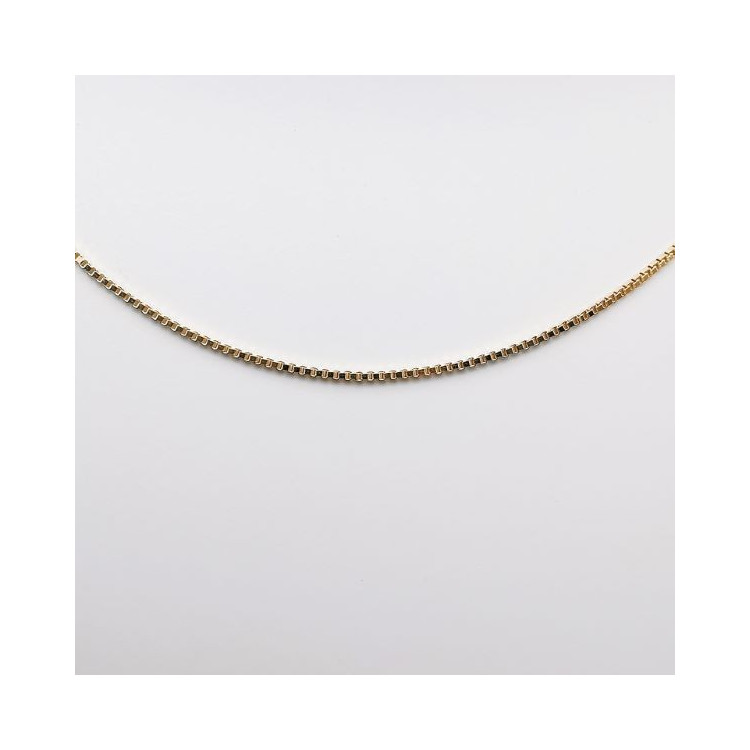Chaîne 40 cm Maille Vénitienne Or Jaune 750 - 18 carats 1.75 grammes