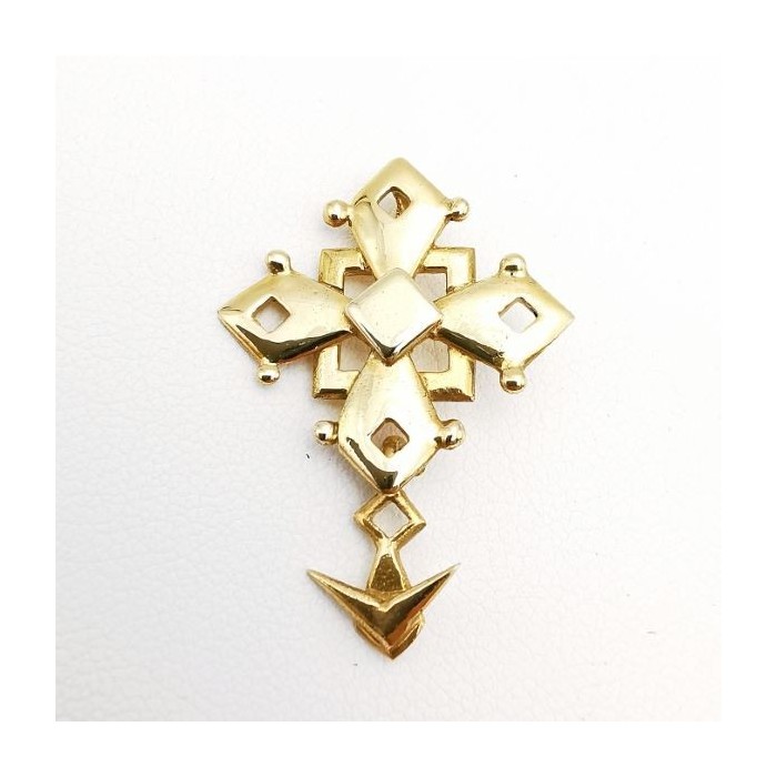 Croix Huguenote Or Jaune 750 - 18 carats