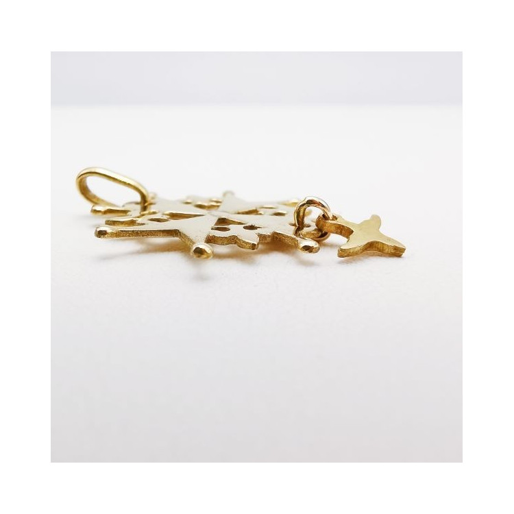 Croix Huguenote Or Jaune 750 - 18 carats