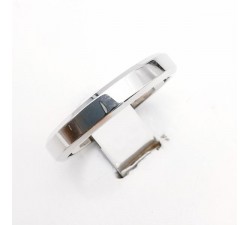 Alliance Concorde Or blanc 750 - 18 carats (ruban chanfrein)