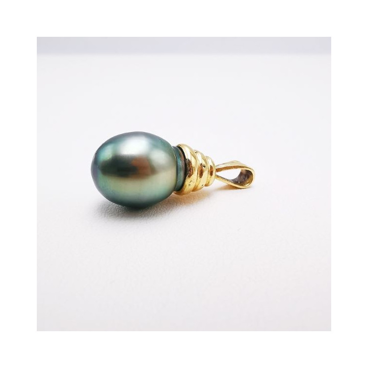 Pendentif Perle de Tahiti Or Jaune 750 - 18 carats