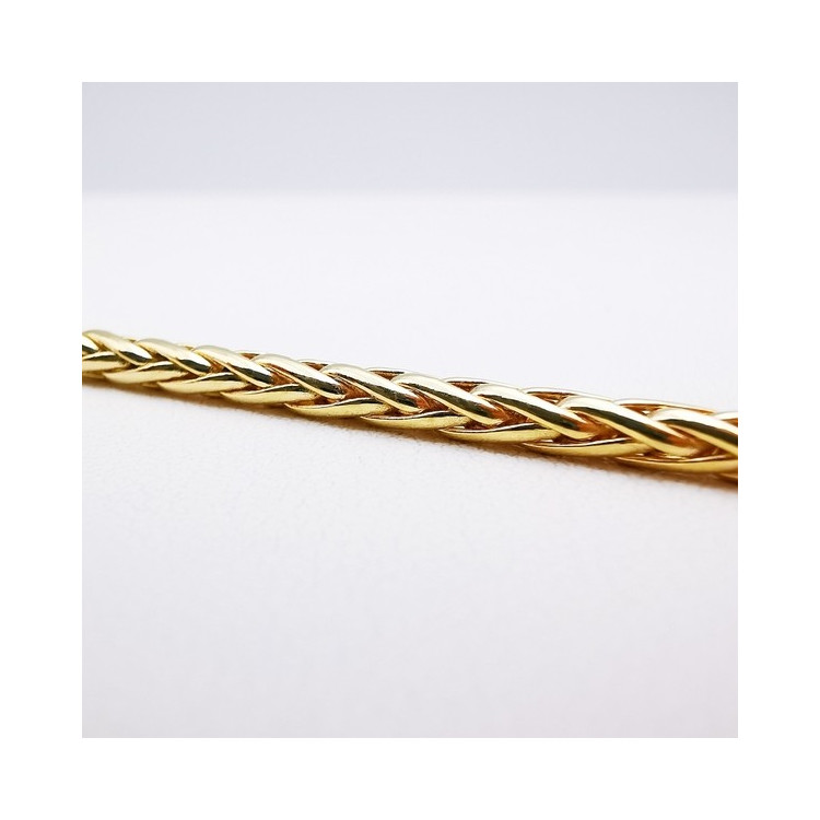 Bracelet Maille Palmier Or Jaune 750 - 18 carats