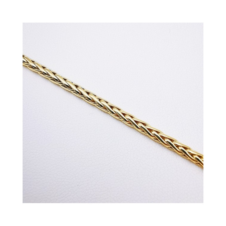 Bracelet Maille Palmier Or Jaune 750 - 18 carats