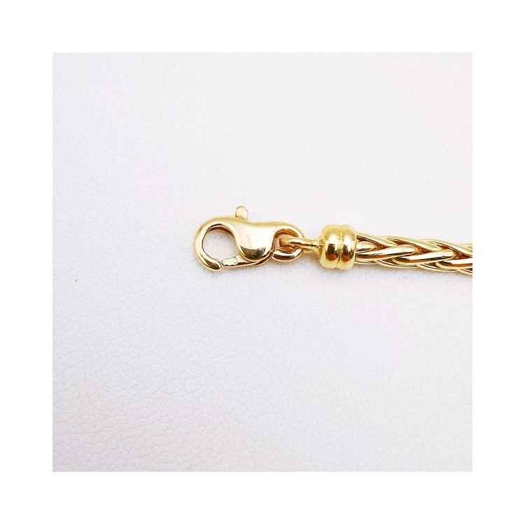 Bracelet Maille Palmier Or Jaune 750 - 18 carats