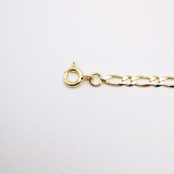 Bracelet Maille Alternée Or Jaune 750 - 18 carats