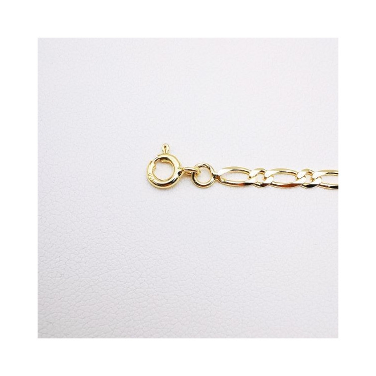 Bracelet Maille Alternée Or Jaune 750 - 18 carats