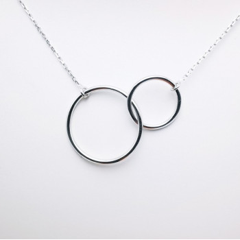Collier "Aimée" Or Blanc 750 - 18 carats