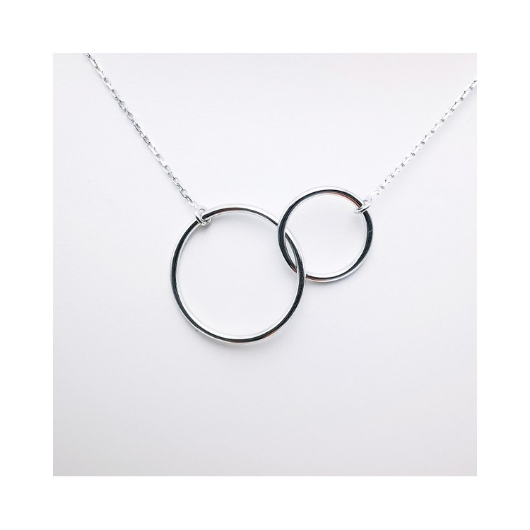 Collier "Aimée" Or Blanc 750 - 18 carats