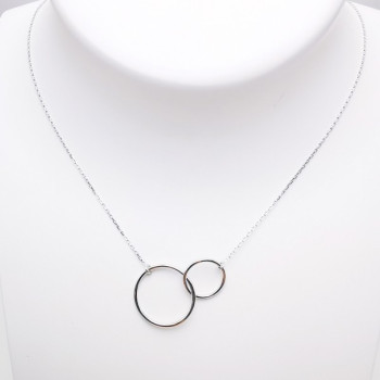 Collier "Aimée" Or Blanc 750 - 18 carats