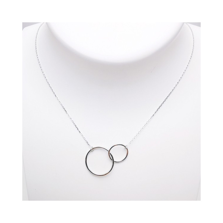 Collier "Aimée" Or Blanc 750 - 18 carats
