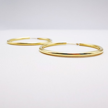 Créoles Moyen Modèle Or Jaune 750 - 18 carats