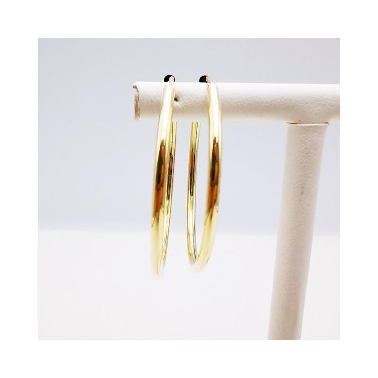 Créoles Moyen Modèle Or Jaune 750 - 18 carats