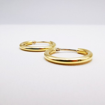 Créoles Petit Modèle Or Jaune 750 - 18 carats