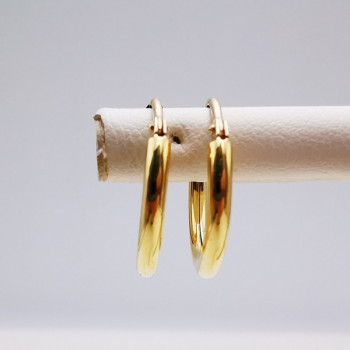 Créoles Petit Modèle Or Jaune 750 - 18 carats