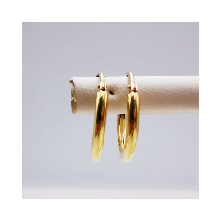 Créoles Petit Modèle Or Jaune 750 - 18 carats