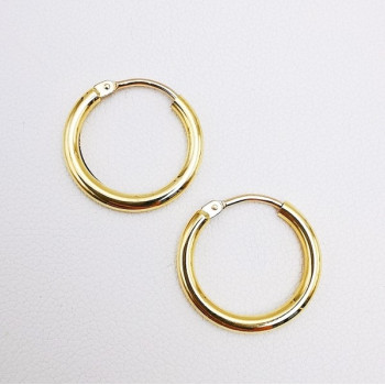 Créoles Petit Modèle Or Jaune 750 - 18 carats