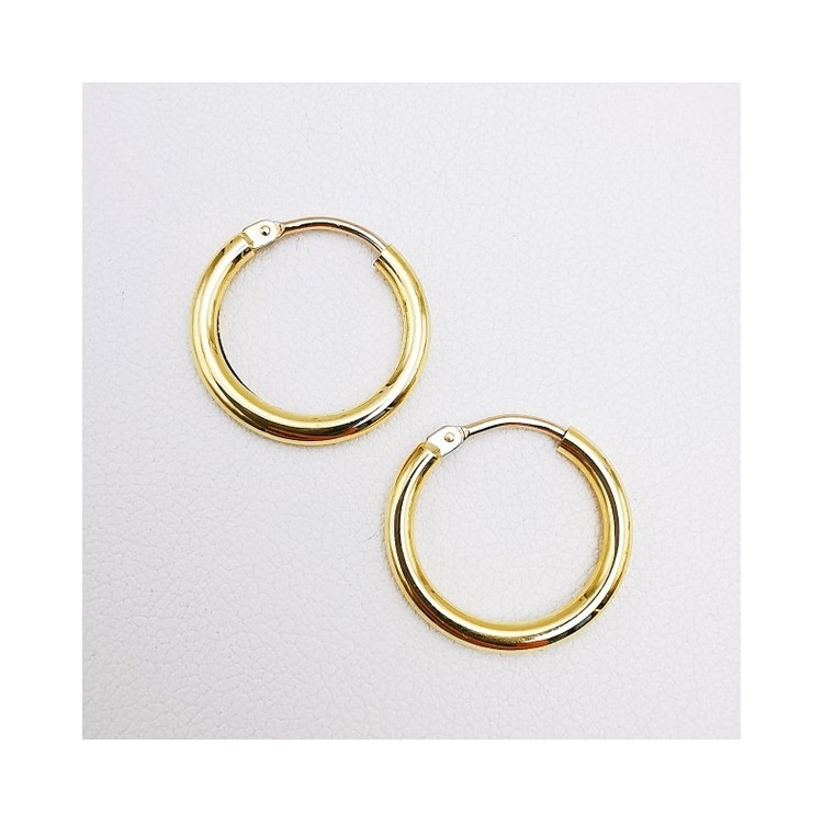 Créoles Petit Modèle Or Jaune 750 - 18 carats