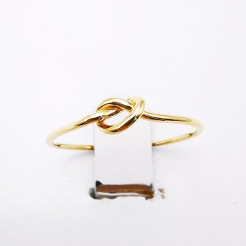 Bague Nœud Or Jaune 750 - 18 carats
