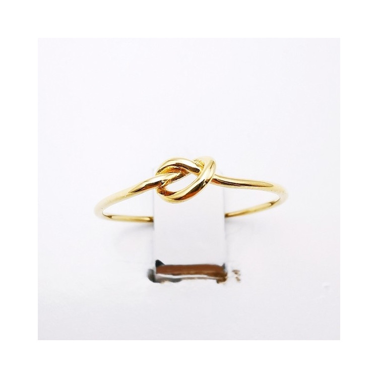 Bague Nœud Or Jaune 750 - 18 carats