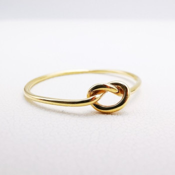 Bague Nœud Or Jaune 750 - 18 carats