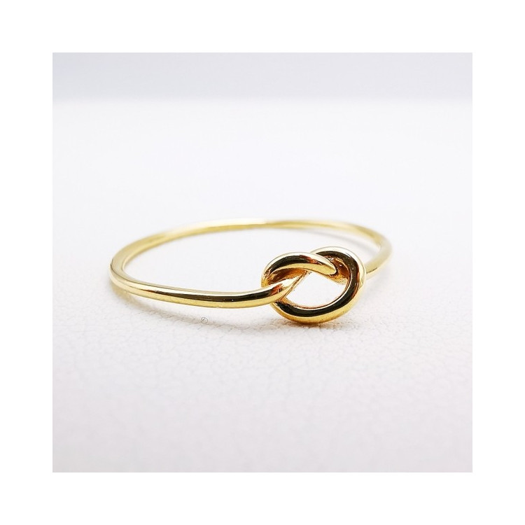 Bague Nœud Or Jaune 750 - 18 carats